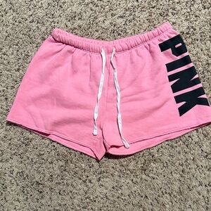 PINK Victoria’s Secret size XS Y2K pink drawstring shorts